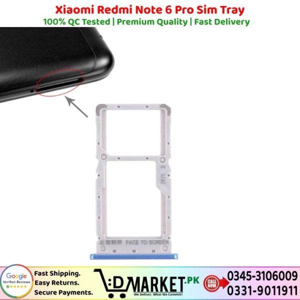 Xiaomi Redmi Note 6 Pro Sim Tray Price In Pakistan
