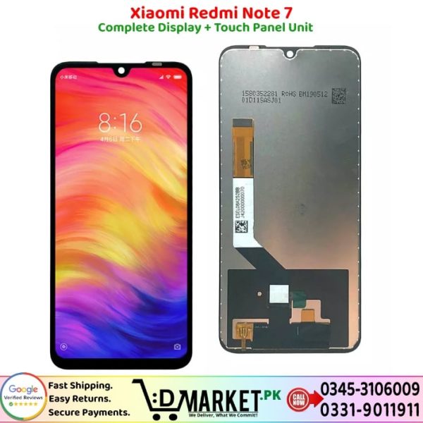 Xiaomi Redmi Note 7 LCD Panel Price In Pakistan