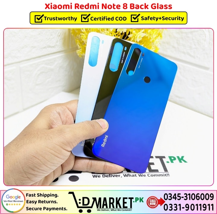 Xiaomi Redmi Note 8 Back Glass Price In Pakistan
