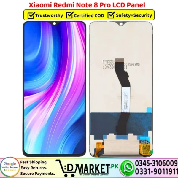 Xiaomi Redmi Note 8 Pro LCD Panel - DMarket.Pk