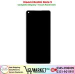 Xiaomi Redmi Note 9 LCD Panel Price In Pakistan