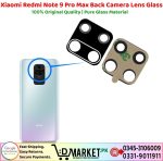 Xiaomi Redmi Note 9 Pro Max Back Camera Lens Glass Price In Pakistan
