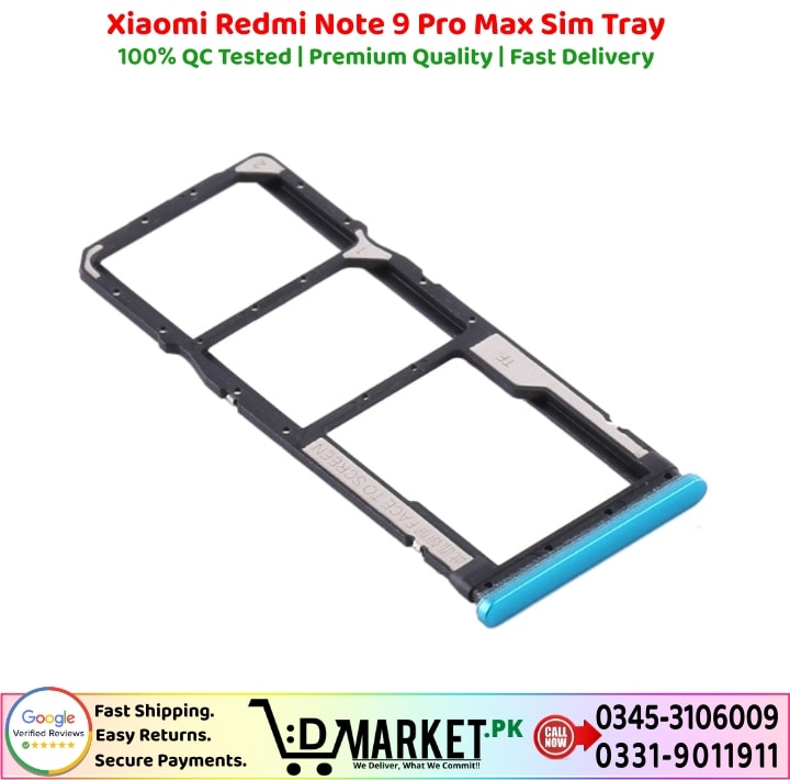 Xiaomi Redmi Note 9 Pro Max Sim Tray Price In Pakistan