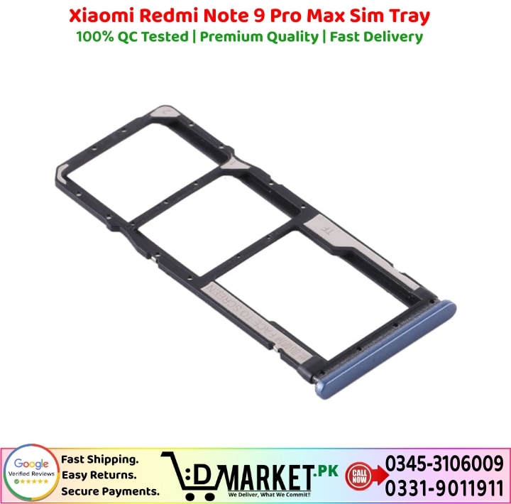 Xiaomi Redmi Note 9 Pro Max Sim Tray Price In Pakistan