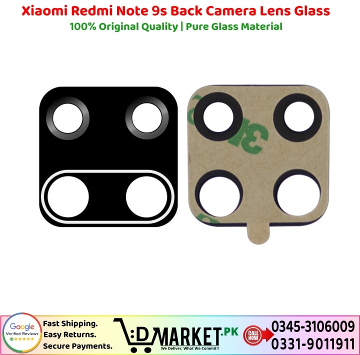 Xiaomi Redmi Note 9s Back Camera Lens Glass Price In Pakistan 1 1