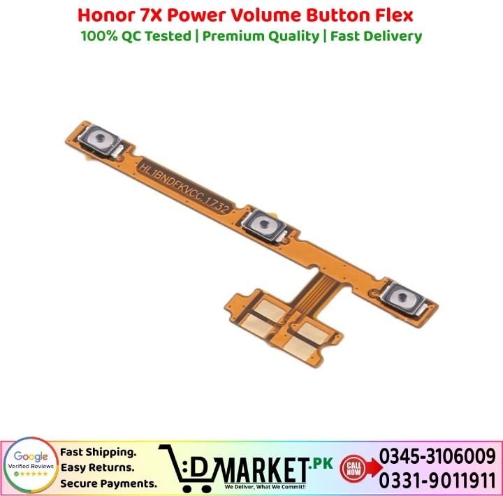 Honor 7X Power Volume Button Flex Price In Pakistan