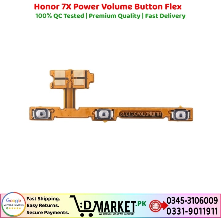 Honor 7X Power Volume Button Flex Price In Pakistan