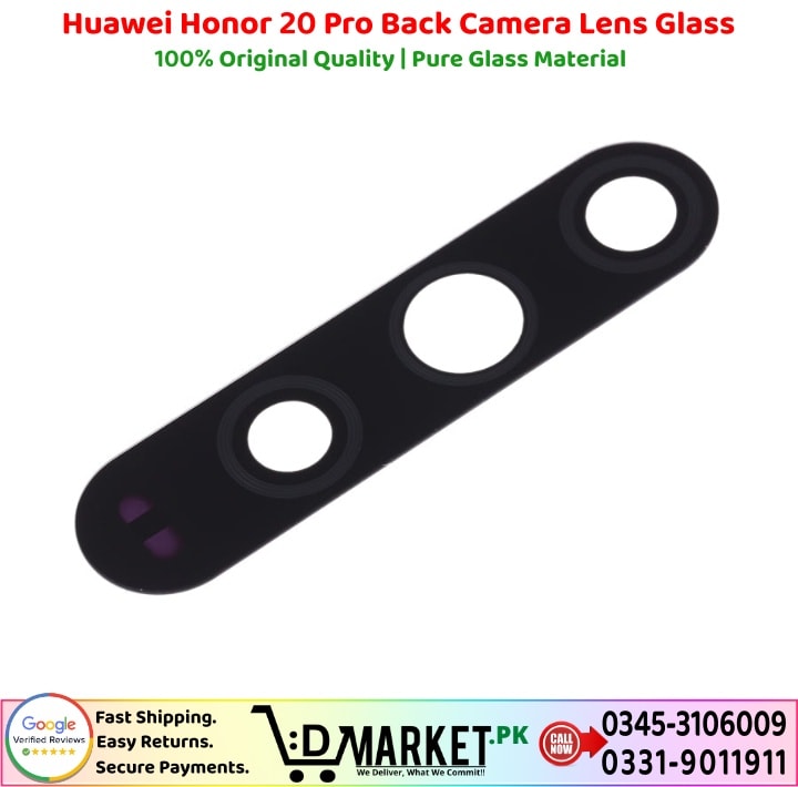 Huawei Honor 20 Pro Back Camera Lens Glass Price In Pakistan