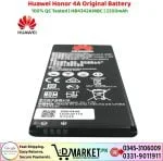 Huawei Honor 4A Original Battery Price In Pakistan