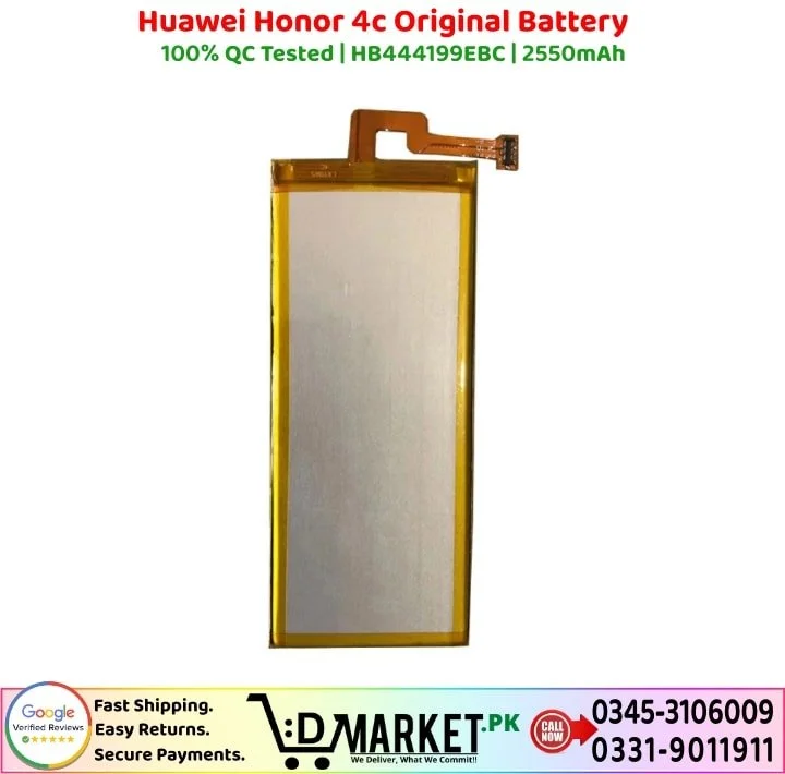 Huawei Honor 4c Original Battery Price In Pakistan
