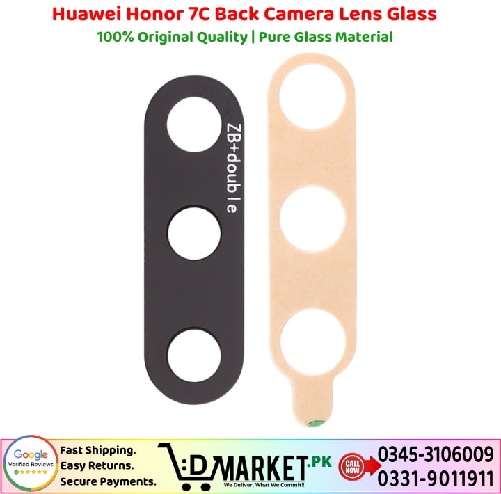 Huawei Honor 7C Back Camera Lens Glass Price In Pakistan