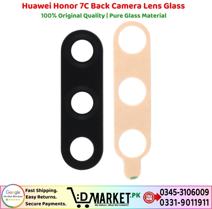 Huawei Honor 7C Back Camera Lens Glass Price In Pakistan
