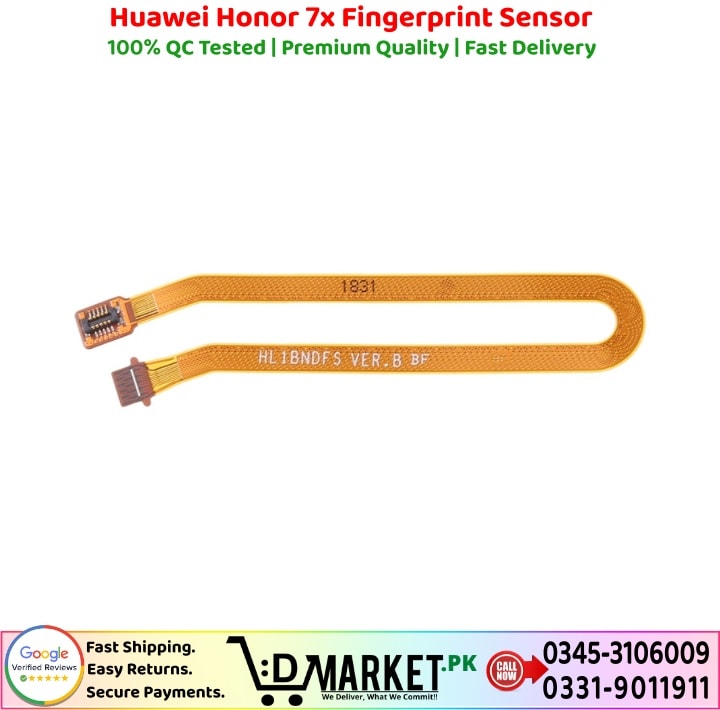 Huawei Honor 7x Fingerprint Sensor Price In Pakistan