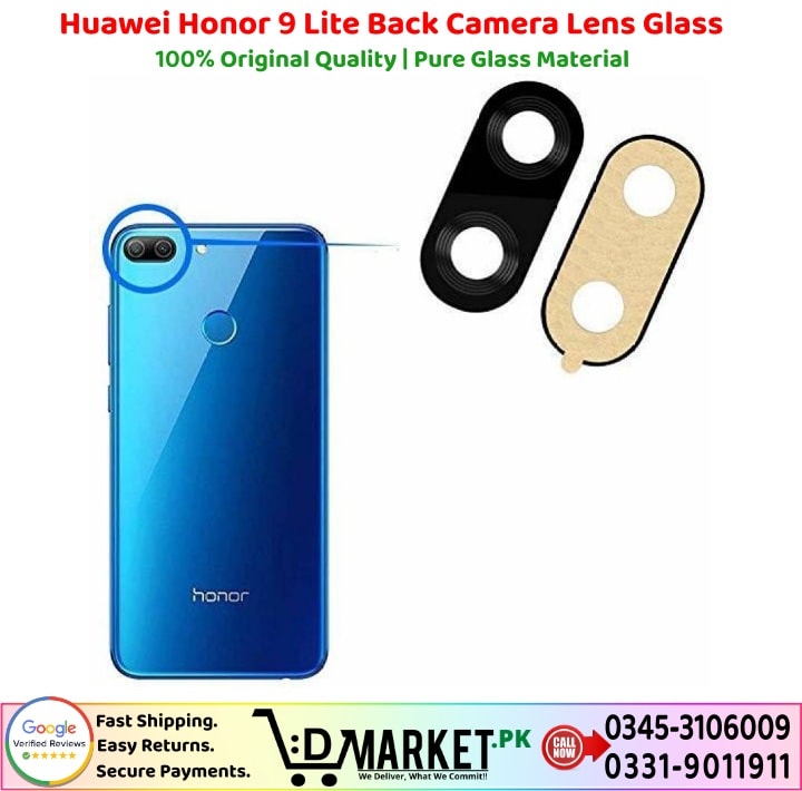 Huawei Honor 9 Lite Back Camera Lens Glass Price In Pakistan