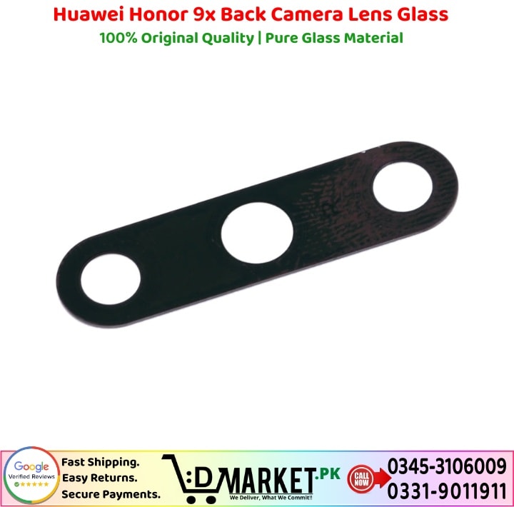 Huawei Honor 9x Back Camera Lens Glass Price In Pakistan