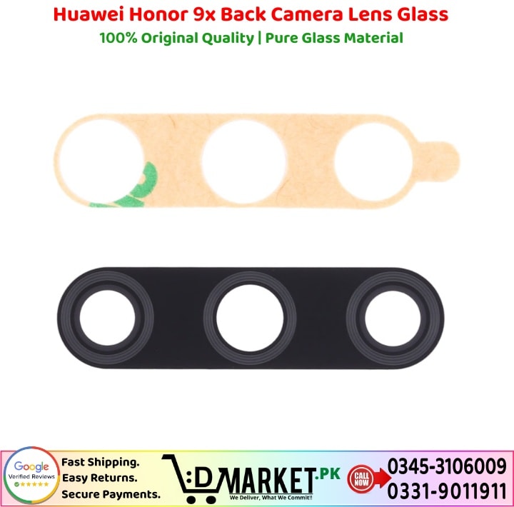 Huawei Honor 9x Back Camera Lens Glass Price In Pakistan
