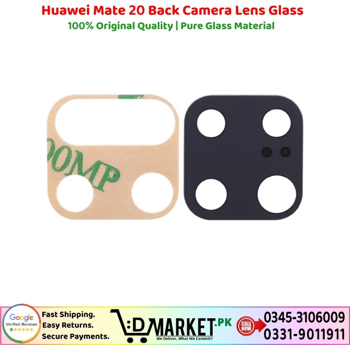 Huawei Mate 20 Back Camera Lens Glass Price In Pakistan
