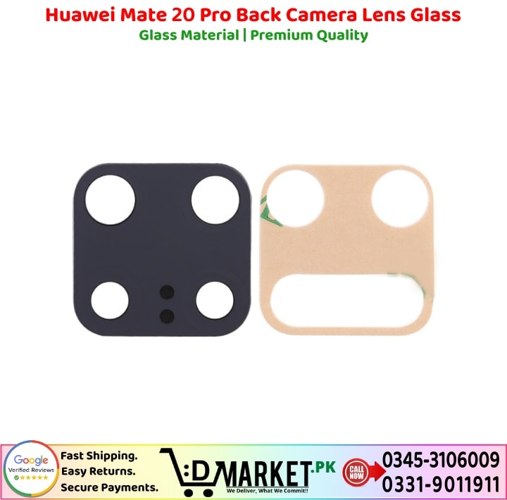 Huawei Mate 20 Pro Back Camera Lens Glass Price In Pakistan