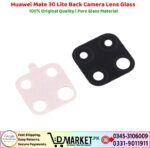 Huawei Mate 30 Lite Back Camera Lens Glass Price In Pakistan