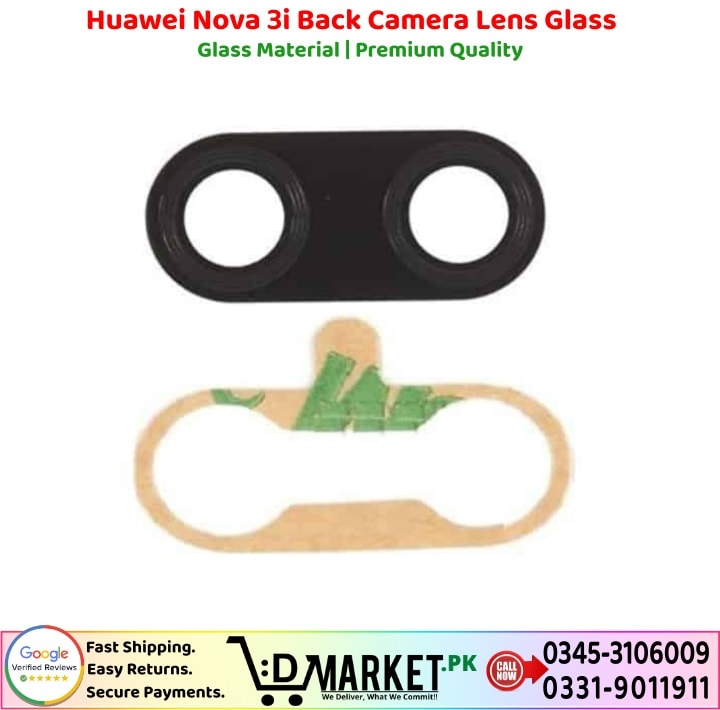 Huawei Nova 3i Back Camera Lens Glass Price In Pakistan