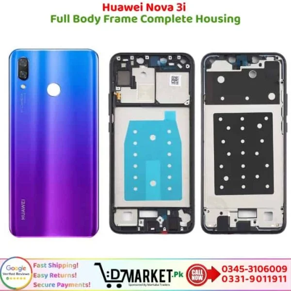 Huawei Nova 3i Full Body Frame Housing Price In Pakistan
