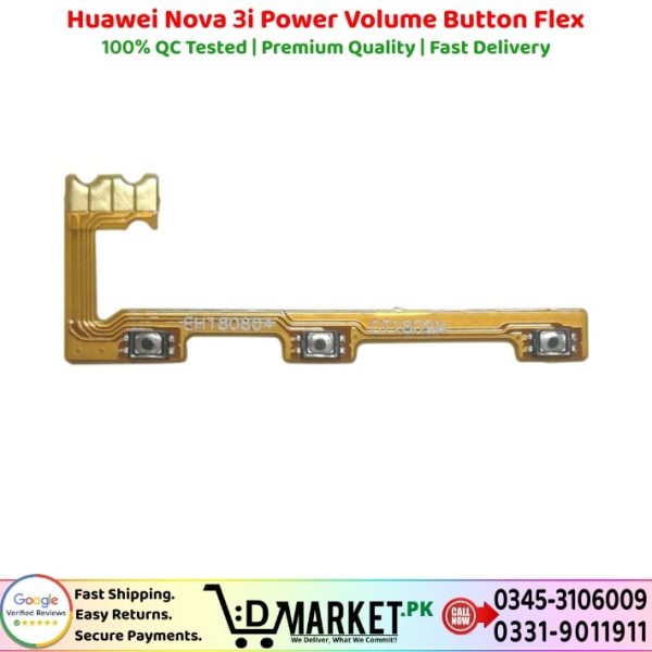 Huawei Nova 3i Power Volume Button Flex Price In Pakistan