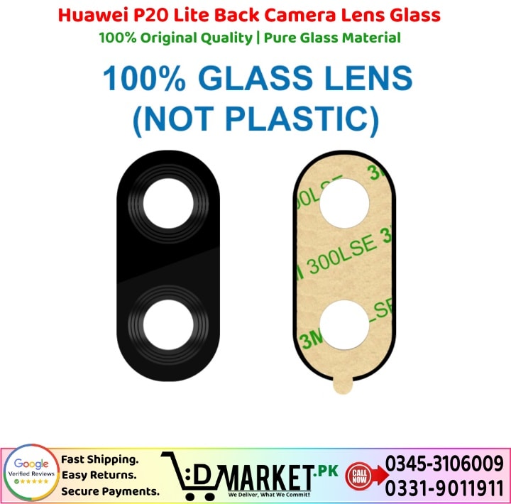 Huawei P20 Lite Back Camera Lens Glass Price In Pakistan