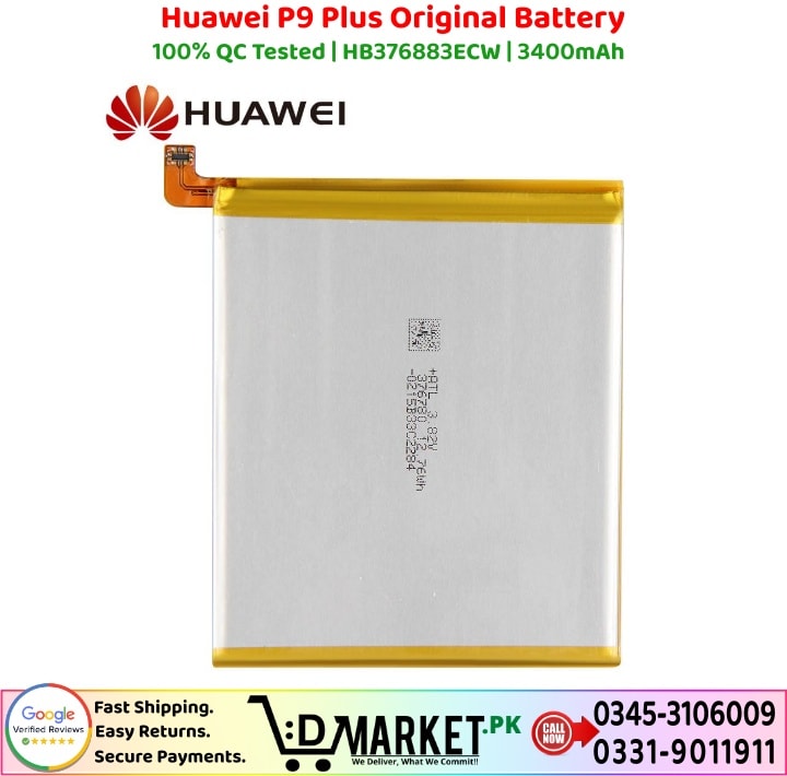 Huawei P9 Plus Original Battery Price In Pakistan