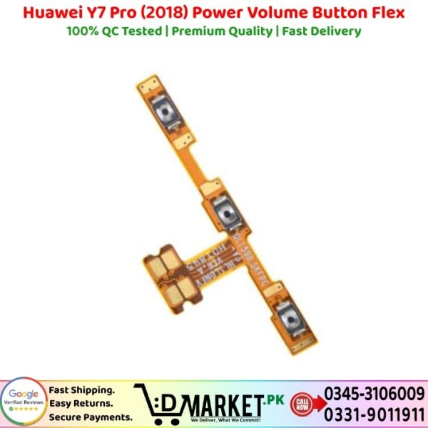 Huawei Y7 Pro 2018 Power Volume Button Flex Price In Pakistan