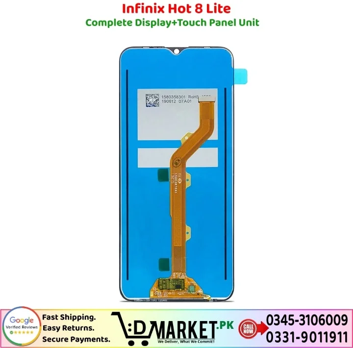 Infinix Hot 8 Lite LCD Panel Price In Pakistan