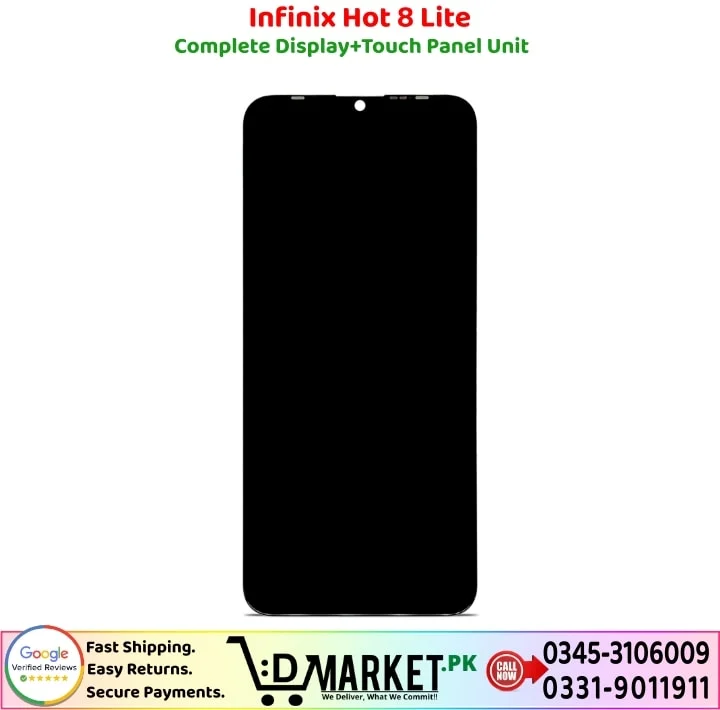 Infinix Hot 8 Lite LCD Panel Price In Pakistan