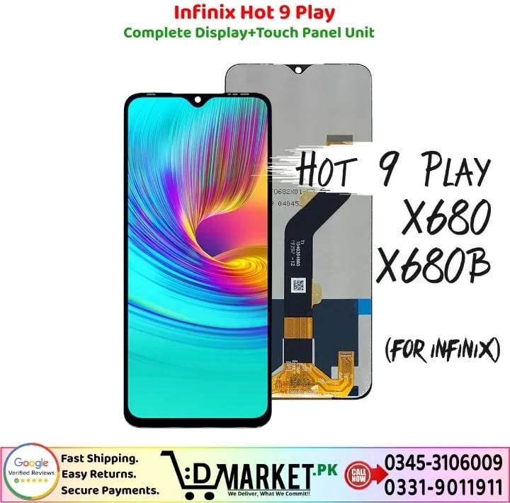 Infinix Hot 9 Play LCD Panel Price In Pakistan