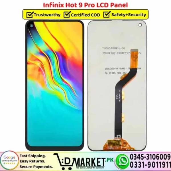 Infinix Hot 9 Pro LCD Panel Display Screen Unit - DMarket.Pk