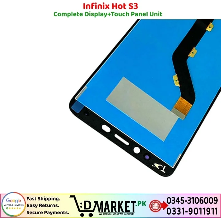 Infinix Hot S3 LCD Panel Price In Pakistan