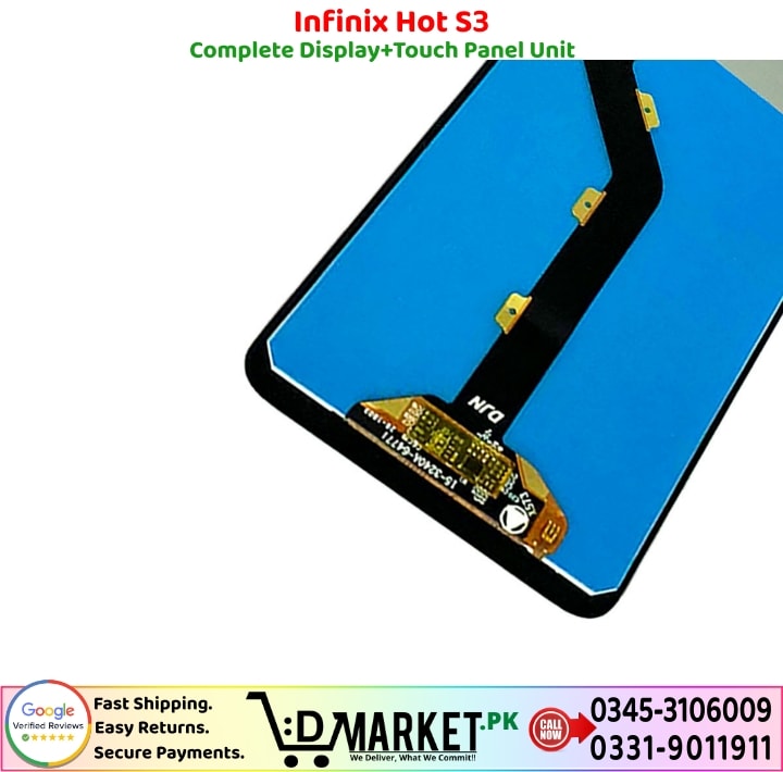 Infinix Hot S3 LCD Panel Price In Pakistan