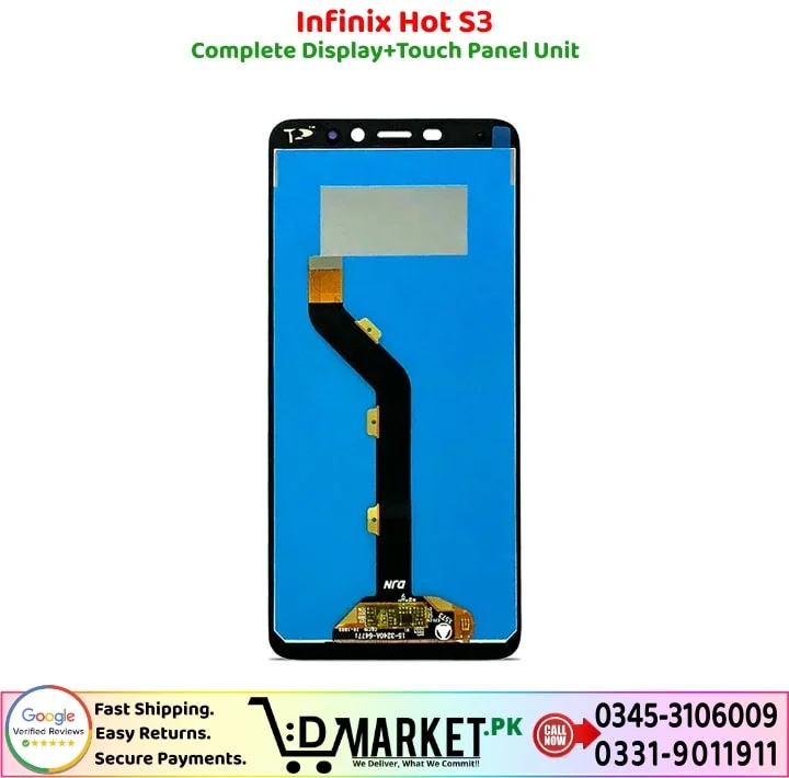 Infinix Hot S3 LCD Panel Price In Pakistan