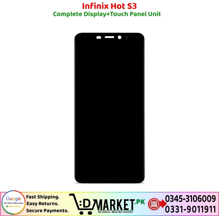 Infinix Hot S3 LCD Panel Price In Pakistan