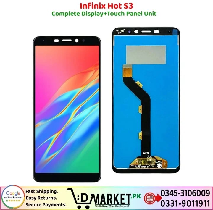 Infinix Hot S3 LCD Panel Price In Pakistan