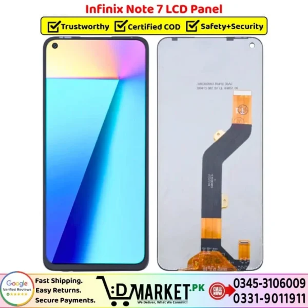 Infinix Note 7 LCD Panel Price In Pakistan