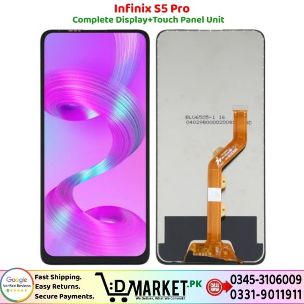 Infinix S5 Pro LCD Panel Price In Pakistan