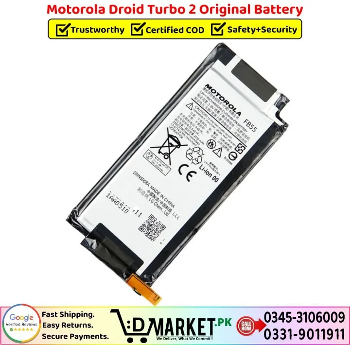 Motorola Droid Turbo 2 Original Battery Price In Pakistan
