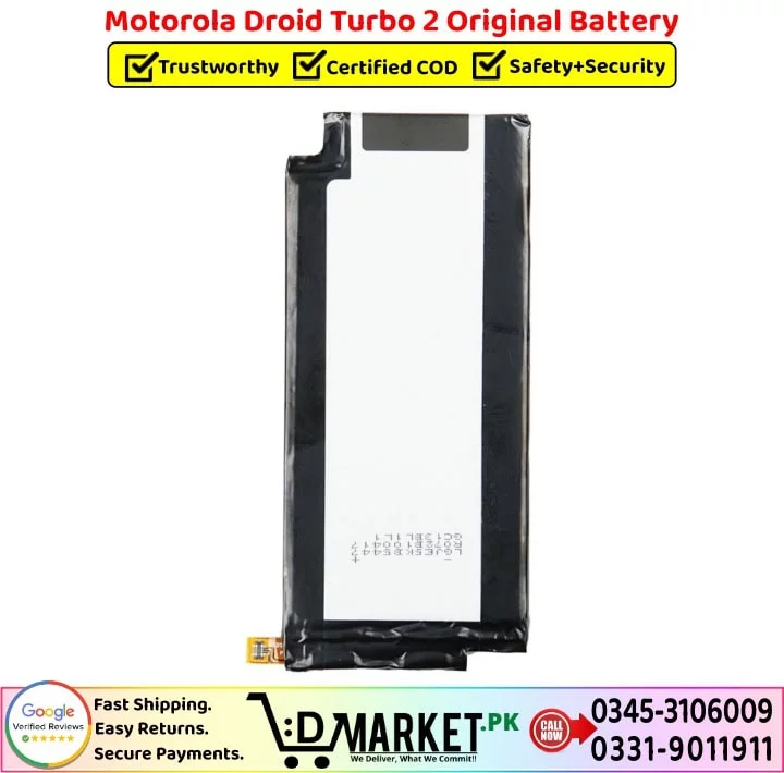 Motorola Droid Turbo 2 Original Battery Price In Pakistan