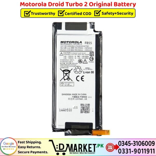 Motorola Droid Turbo 2 Original Battery Price In Pakistan