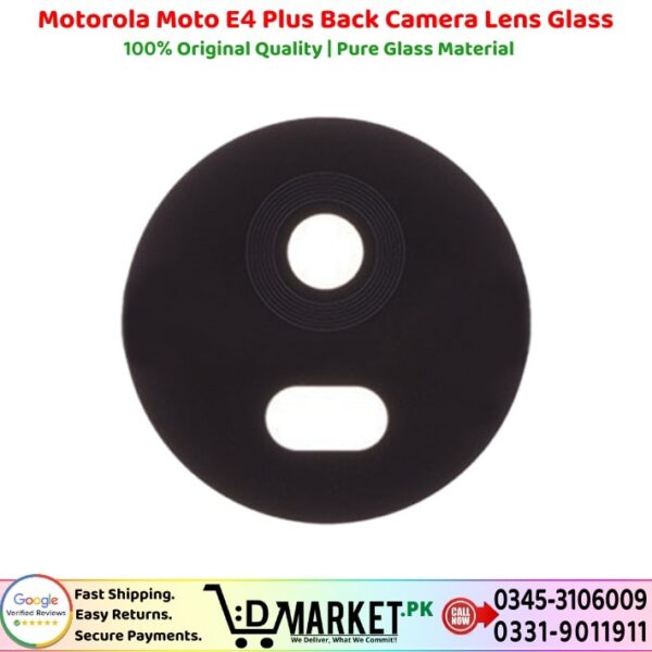 Motorola Moto E4 Plus Back Camera Lens Glass Price In Pakistan