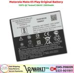 Motorola Moto E5 Play Original Battery Price In Pakistan