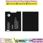 Motorola Moto G4 Play Original Battery Price In Pakistan