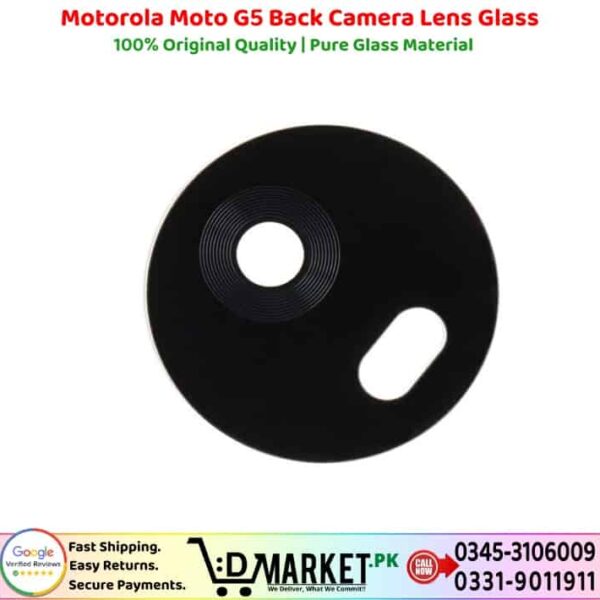 Motorola Moto G5 Back Camera Lens Glass Price In Pakistan