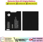 Motorola Moto G5 Original Battery Price In Pakistan