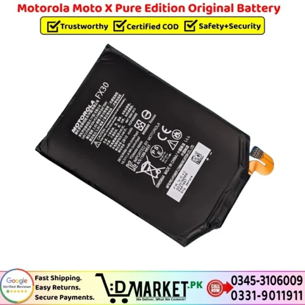 Motorola Moto X Pure Edition Original Battery Price In Pakistan
