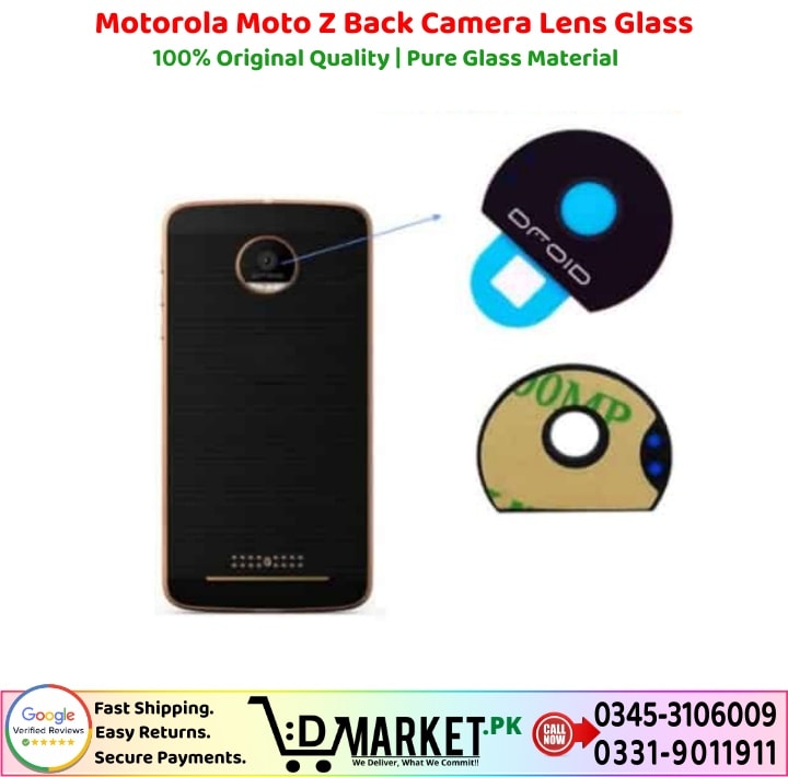 Motorola Moto Z Back Camera Lens Glass Price In Pakistan